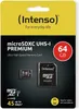 SD MicroSD Card 64GB Intenso SD-HC UHS-I retail Produktbild-Vorschau 7