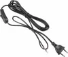 Netzkabel 3 m Eurostecker + Schalter 300 SW C7 schwarz Produktbild-Vorschau 1