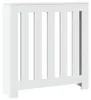 vidaXL Rivestimento per radiatori bianco 78x20x82 cm Anteprima dell’immagine prodotto 9