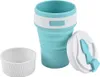 350ml Blau Zusammenklappbare Silikon-Kaffeetasse, Produktbild-Vorschau 1