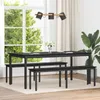 vidaXL Lavica čierna dubový vzhľad 160 x 35 x 45 cm Náhľad obrázku produktu 2