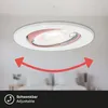 Briloner LED Einbaustrahler 3er Set Weiß GU10 5W 400lm CCT Produktbild-Vorschau 7