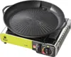 Grillrost Und Grillpfanne Für Einen Gas-Campingkocher Und Produktbild-Vorschau 1