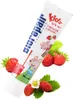 A tube of Biorepair Oral Care Kids toothpaste with strawberries, surrounded by fresh strawberries and leaves. Produktbild-Vorschau