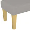 vidaXL Banc gris clair 100x30x30 cm Tissu Voir les images du produit 8