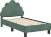 vidaXL Sommier de lit d'enfant avec tête de lit vert mer 70 Voir les images du produit 4