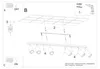 Plafond RING 6L ultramarin 6xGU10 10W Stahl 16x6x118cm Produktbild-Vorschau 9