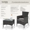 tectake® Rattanset Luzern für 2 Personen Produktbild-Vorschau 7