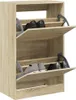 vidaXL Botník Sonoma dub 60x34x96,5 cm Materiál na bázi Náhled obrázku produktu 2