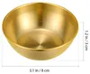 6 Mini-Dipschalen aus Edelstahl, gold, rund, 8 cm Productafbeelding-voorbeeld