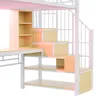 Merax Etagenbett Hochbett 90×200 cm mit Schreibtisch, Produktbild-Vorschau 11
