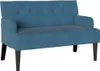 vidaXL Banc Chesterfield Blau 112 x 65,5 x 75 cm Samt Voir les images du produit 1