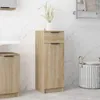 vidaXL Szafka łazienkowa dąb sonoma 32x33,5x90 cm materiał Podgląd zdjęcia produktu 2
