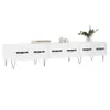 [Home] TV-Schrank Weiß 150x36x30 cm Holzwerkstoff , Neue Produktbild-Vorschau 3