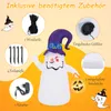 COSTWAY 180CM Halloween dekorace venkovní, LED nafukovací Náhled obrázku produktu 7