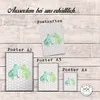 Mr. & Mrs. Panda Bild Frosch Liebe DIN A0 - Grau Pastell - Produktbild-Vorschau 3