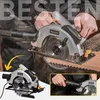 Handkreissäge 2000W für Holz, Laserführung, 3× Sägeblatt, Produktbild-Vorschau 10