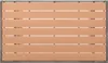 vidaXL Gartentisch Grau 120x70x66 cm Poly Rattan Anteprima dell’immagine prodotto 2