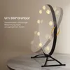 A vanity mirror with lights is shown rotating on a table. Náhľad obrázku produktu