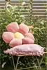 Dekokissen Blume lila gelb Ø 50 cm Produktbild-Vorschau 2