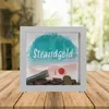 Rahmen Spardose aus Holz aus Keramik mit Strand Motiv und Produktbild-Vorschau 2