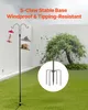 SucceBuy Lot de 8 crochets de berger 195 cm Tige de jardin Voir les images du produit 4