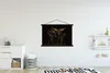 MuchoWow® Textilposter Kühe - Hörner - Gold 150x100 cm mit Produktbild-Vorschau 2