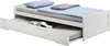 Ausziehbett LORENA Bett in weiss lackiert 90 x 200 cm Produktbild-Vorschau 2