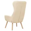 Sessel Creme Stoff 70 x 77 x 94 cm (B x T x H) Sitzbreite Produktbild-Vorschau 5