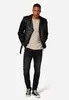 Herren Lederjacke Bikerjacke Ricano BRANDO Nappa – Schwarz Produktbild-Vorschau 2