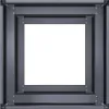 vidaXL Kvetináč antracit 40x40x80 cm Oceľ valcovaná za Náhľad obrázku produktu 5