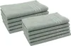 10er Set Gästehandtücher, Baumwolle, 30x50 cm, grau Produktbild-Vorschau 1