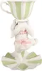 Clayre & Eef figurka dekoracyjna królik Ø 15x24 cm biały Podgląd zdjęcia produktu 3
