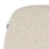 Fem Sitzkissen Bouclé beige trapezförmig rutschfest für Produktbild-Vorschau 3