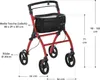 Juskys Indoor Rollator Active - torba i tacka - wąski i Podgląd zdjęcia produktu 13