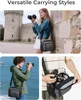 Kameratasche DSLR SLR Grau mit Regenschutzhülle - BAGSMART Produktbild-Vorschau 8