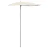 A half umbrella with a pole, isolated on a white background. Náhled obrázku produktu
