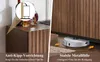 Sideboard Kommode mit 3 Türen & 3D-Wellendesign Anrichte Produktbild-Vorschau 18