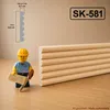Holz Profilleiste in 50 x 7 x 1000 mm | 2er Set - 2 Meter | Produktbild-Vorschau 2