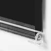 A close-up view of a black and white striped roller blind mechanism. Náhled obrázku produktu