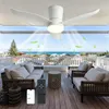 60W 3 Flügeln Deckenventilator mit Beleuchtung, LED Produktbild-Vorschau 1