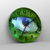 Wanduhr - Rund - Glasuhr - Computergrafik Abstraktion Produktbild-Vorschau 4