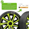 Auto Radkappen Radzierblenden 4er Set passend für alle Produktbild-Vorschau 3