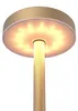 Ledvion 2x Wiederaufladbare LED Tischleuchte Messinggold Produktbild-Vorschau 2