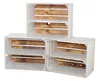4x WEIßE OBSTKISTEN mit geflammten Holzboden / NEU / Produktbild-Vorschau 2