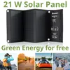 Bresser Mobiles Solar Ladegerät 21 W faltbar mit USB A und Produktbild-Vorschau 2