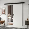 Schiebetür WAYATT mit Grif, Weiß, Soft-Close-System,106 cm Produktbild-Vorschau 2