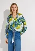 MORE & MORE Printed CO-Voile Shi 5041 lemon print 40 Produktbild-Vorschau 3