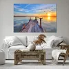 Bild auf Leinwand - Leinwandbild - See Natur Brücke Vögel - Produktbild-Vorschau 6