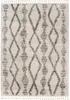 Tapis Salon Chambre Crème Gris Tapis à poils longs Franges Voir les images du produit 2